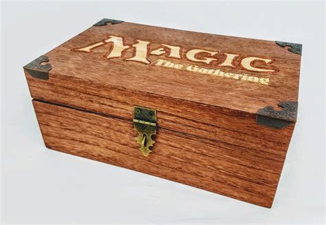 magic card metal box|magic the gathering card boxes.